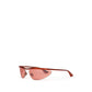 Bottega Veneta Orange Metal Sunglasses