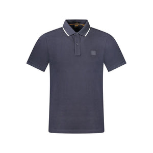 Hugo Boss Blue Cotton Men's Polo-Shirt