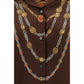 Versace Brown Fabric Pattern Shirt