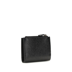 Balenciaga Black Lamb Ovis Aries Aries Wallet