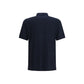 Giorgio Armani Blue Viscose Polo Shirt