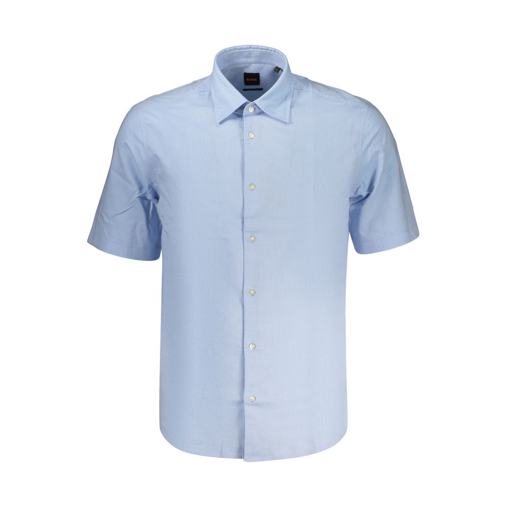 Hugo Boss Azzurro Cotton Mens Shirt