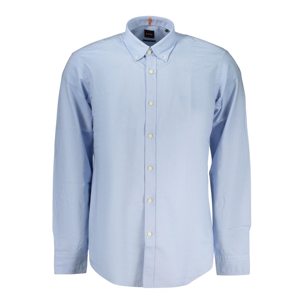 Hugo Boss Azzurro Cotton Mens Shirt