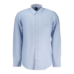 Hugo Boss Azzurro Cotton Mens Shirt