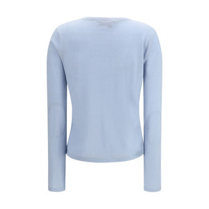 Miu Miu Blue Cashmere Sportswear