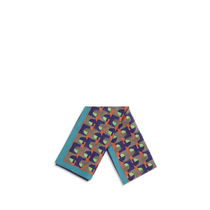 Miu Miu Multicolor Silk Scarf