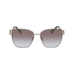 Longchamp Gold Metal Sunglasses