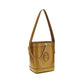 Versace Brown Calf Leather Bos Taurus Shoulder Bag