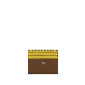 Fendi Multicolor Calf Leather Bos Taurus Wallet
