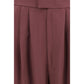 Saint Laurent Purple Silk Dress Pants
