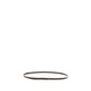 The Row Brown Calf Leather Bos Taurus Thin Belt