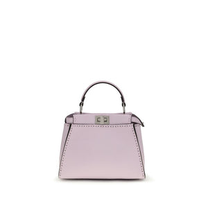 Fendi Purple Calf Leather Bos Taurus Shoulder Bag