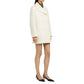 Prada White Wool Coat