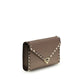 Valentino Garavani Brown Calf Leather Bos Taurus Wallet