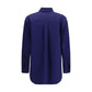 Fendi Blue Cotton Pattern Shirt