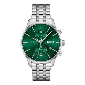 Hugo Boss Gray Stainless Steel Dress Watch