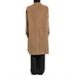 Saint Laurent Brown Wool Coat