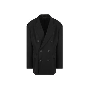 Balenciaga Black Wool Coat