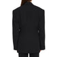 Balenciaga Black Wool Coat
