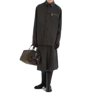 Fendi Gray Cashmere Jackets And Coat