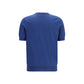 Brunello Cucinelli Blue Cotton T-Shirt