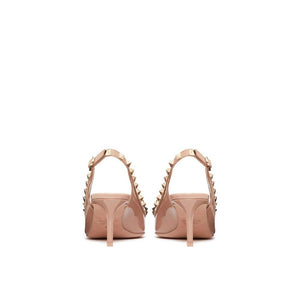 Valentino Garavani Beige Calfskin High Heel Pumps