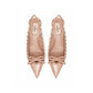 Valentino Garavani Beige Calfskin High Heel Pumps