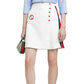 Gucci White Polyester Mini Skirt