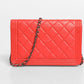 Chanel Boy Wallet on Chain Red Lambskin