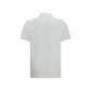 Fendi White Cotton Polo Shirt