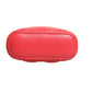 Chanel Red Caviar Quilted Small Vertical Coco Beauty Vanity Case with Chain