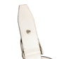 Gucci White Leather Stirrup Top Handle Bag