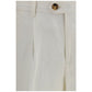 Brunello Cucinelli White Linen Casual Pants