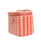 Chanel Raffia Jute Striped Mini Vanity Case