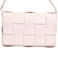 Bottega Veneta Pink Intrecciato Cassette Shoulder Bag
