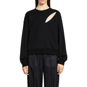 Alexander McQueen Black Cotton Sweatshirt