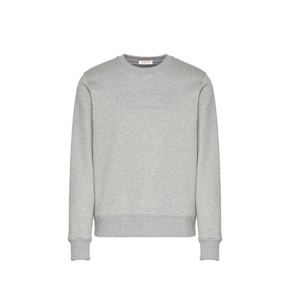 Valentino Garavani Gray Cotton Sweatshirt