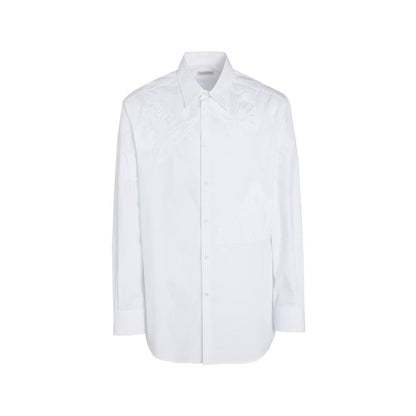 Valentino Garavani White Cotton Dress Shirt