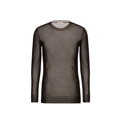 Valentino Garavani Brown Silk Sweatshirt