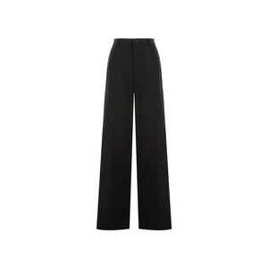 Balenciaga Black Wool Flared Pants