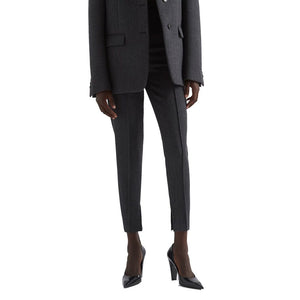 Prada Gray Elastane Dress Pants
