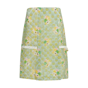 Fendi Multicolor Silk Midi Skirt