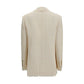 Balmain Beige Polyester Jackets And Coat