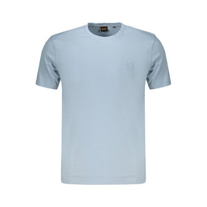 Hugo Boss Blue Cotton T-Shirt