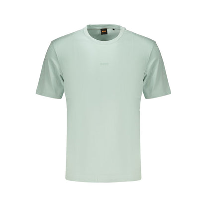 Hugo Boss Green Cotton T-Shirt