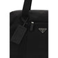 Prada Black Calf Leather Bos Taurus Luggage And Travel