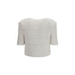 Balmain White Polyamide Cardigan