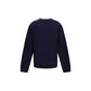 Balmain Blue Cotton Sweatshirt