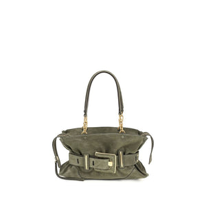 Balmain Bicolor Calf Leather Bos Taurus Handbag