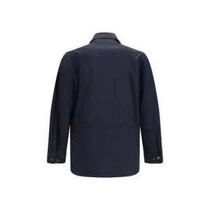 Burberry Blue Polyamide Coat